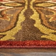 thumbnail image 6 of Feizy Amzad Transitional Ikat, Brown/Red/Tan, 8'6" x 11'6" Area Rug Easy Care Stain Resistant Pet & Kid Friendly Craftsman Damask Floor Rug for Living room Bedroom, 6 of 8