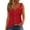 Red, variant on Taqqpue Womens Tank Tops Sleeveless Button Down Scoop Neck T Shirts Eyelet Embroidery Summer Casual Blouse Fashion Going Out Tank Tops