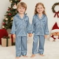 thumbnail image 6 of Family Christmas Pajamas Matching Sets Silk Casual Matching Set for Family, 6 of 9