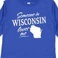 thumbnail image 4 of Inktastic Someone in Wisconsin Loves Me Boys or Girls Long Sleeve Toddler T-Shirt, 4 of 5
