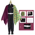 thumbnail image 3 of Disfraz de Cosplay de animación Demon Slayer para niños, conjunto de traje de Tanjirou Nezuko -autoeuro, 3 of 4