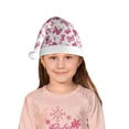 thumbnail image 5 of Salouo Girl Butterfly for Christmas Hat for Kids Xmas Holiday Hat Santa Hat for Boys & Girls Festive Headwear Accessories Fit for Christmas/ New Year/Holiday/Party, 5 of 6