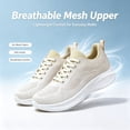 thumbnail image 2 of Womens Walking Shoes Slip on Air Running Shoes Fashion Sneakers Casual Fitness Gym Jogging Workout Ladies Nursing Work Easy Put On Athletic, 2 of 10
