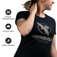 thumbnail image 2 of Hayabusa Women's VIP T-Shirt - Logo Graphic, Cotton Blend, Athletic Cut - Midnight, X-Small, 2 of 6