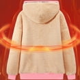 thumbnail image 4 of Ulanda Boys Girls Sherpa Lined Hoodie Pullover Youth Fleece Hooded Sweatshirt Kid's Warm Fuzzy Thicken Clothes Teen Pullover (Pink, 3-4 Years), 4 of 5
