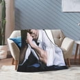 thumbnail image 5 of Blanket Ryan Reynolds Soft and Comfortable Wool Fleece Throw Blankets for Sofa Office car Camping Yoga Travel Home Decoration Cozy Plush Beach Blanket Gift, 5 of 9