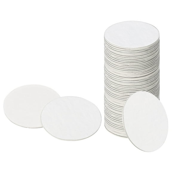 Uxcell 200 Pcs 18mm/0.71" Aluminum Foil Cap Liner for PE/HDPE Plastic Bottle Jar Lid