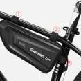 thumbnail image 4 of Eigraketly Bolsa de tubo frontal MTB, bolsa de sillín de ciclismo impermeable, diseño de cremallera, bolsa de alforja de almacenamiento de marco de tubo Ciclismo Eigraketly OD0438-00, 4 of 6