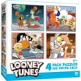 thumbnail image 2 of MasterPieces Looney Tunes 4-Pack 100 Piece Jigsaw Puzzles for Kids, 2 of 8