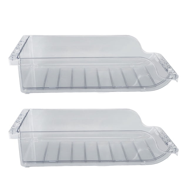 Contenedor de Almacenamiento de Alimentos Enlatados, 2 Piezas de Plástico Transparente de Gran Capacidad Capacidad Estructura Compacta de Refrescos Puede Organizador de