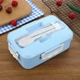 thumbnail image 2 of Lksixu Lunch Box Bento Box Thermal Insulation Bento Box Tableware Set Portable Lunch Box Student Lunch Box for Women Men Travel Office, 2 of 2