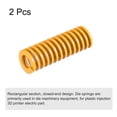 thumbnail image 3 of Unique Bargains Die Spring, 18mm OD 60mm Long 2 Pack Stamping Light Load Compression Yellow, 3 of 5