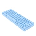 thumbnail image 4 of Teclado mecánico 64 teclas Luz blanca 3 modos Diseño ergonómico 4 interruptores Teclado azul opcional para WIN Interruptor marrón, 4 of 8