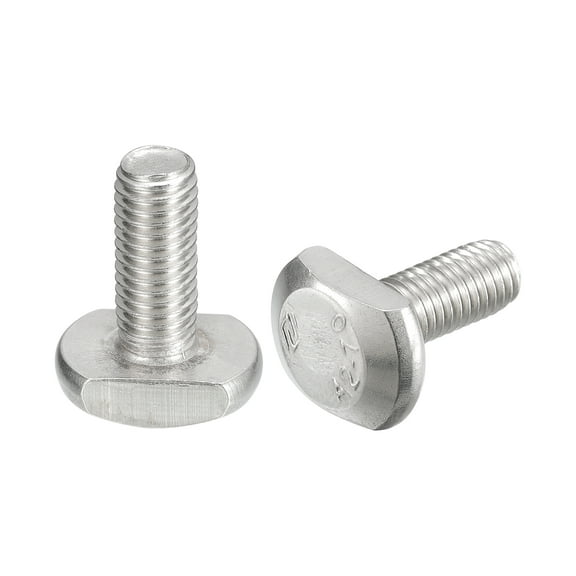 T-Slot Bolts, 2 Pack M10x25mm Drop-in Stud Sliding Bolts 304 Stainless Steel