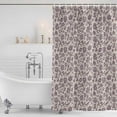 thumbnail image 2 of Purple Floral Shower Curtain Set - Small 36" x 72" Washable Bathtub Curtain with 12 Hooks, Spring Plants Flowers Vintage Rustic Waterproof Fabric Stall Shower Curtains for Bathroom/Bathtub Décor, 2 of 6