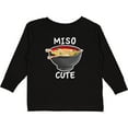 thumbnail image 3 of Inktastic Miso Cute with Miso Soup Boys or Girls Long Sleeve Toddler T-Shirt, 3 of 5