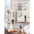 thumbnail image 2 of Farmhouse Butterfly Kitchen Dish Towels for Drying Dishes Set of 3, Rustic Retro Wooden Striped Waffle Weave Microfiber Hand Tea Bathroom Towels Quick Dry & Absorbent Towel 15.7x23.6, 2 of 7