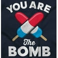 thumbnail image 2 of You Are Bomb Ice Pop Firecracker Plus Size Long Sleeve Graphic Tee Shirt Brisco Brands 2X, 2 of 5