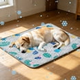 thumbnail image 5 of Dog Cooling Mat for Dogs & Cats, Washable Pet Pad with Non-Slip Bottom, Indoor Outdoor Summer Heat Relief, Medium 19x23 Inch, Blue, 5 of 9