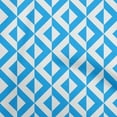 thumbnail image 1 of oneOone Velvet Blue Fabric Geometric Fabric For Sewing Printed Craft Fabric By The Yard 58 Inch Wide, 1 of 4