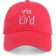 thumbnail image 1 of Be Kind - Gorra de béisbol para mujer, estilo polo de algodón, unisex, divertido, inspirador, para viajes de temporada, sombreros al aire libre, color rojo ER, 1 of 5