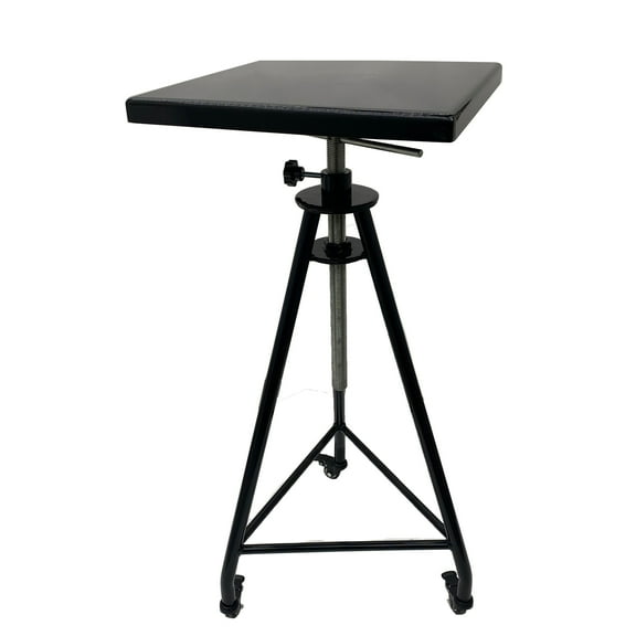 15x15 Inch Sculpture Turntable Stand Pottery Sculpture Rotary Lifting Table 35-45in Lifting Range