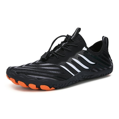

Adult Water Barefoot Shoes Quick-drying Hiking Upstream Sneakers (Black 37)