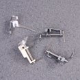 thumbnail image 2 of SHISUYAN 4 Pcs in 1 Set Presser Foot Open Close Toe Metal Quilting Embroidery Spring Presser Foot Compatible for Free Motion, 2 of 9