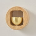 thumbnail image 5 of Magnetic Wooden Doorbell Door, Type Dopamine Wind Chime Magnetic Entrance Reminder, Crafted from Natural Wood, 5 of 6