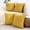 MustardYellow, variant on Decorative Throw Pillow Covers 18x18 Set of 4 Farmhouse Rustic Boho Home Decor Soft Plush Striped Corduroy Square Cushion Case for Living Room Couch Bed Sofa Mustard Yellow