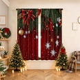 thumbnail image 6 of Christmas Blackout Curtains, 2 Panel Holiday Window Curtain Set, Light Blocking Window Drapes, Seasonal Home Window Decor, 23.6x59 inch, 6 of 6