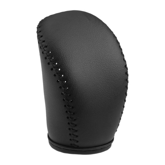 Gear Shift Head Knob Cover for Infiniti Q50 2018 2019 2020 2021 2022 2023 2024 Faux Leather Black