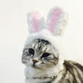 thumbnail image 3 of Walbest Cute Costume Bunny Rabbit Hat with Ears for Cats & Small Dogs Party Costume Easter Pet Accessory Headwear, 3 of 7