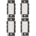 thumbnail image 1 of Interruptor de intensidad inteligente Lutron Caseta ELV+ LED de 250 W, paquete de 4 unidades, blanco, 1 of 9