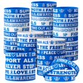 thumbnail image 1 of Pulseras de silicona PullCrease para concientizar sobre la ELA, 100 unidades, 1 of 7