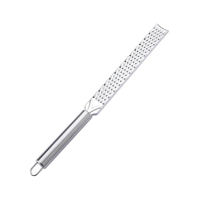 Liquidation! Râpe Zester Râpe à Fromage Zester avec Poignée Outil Zester pour Fromage Lime Fruits Légumes Ail Râpe à Fromage à Main 12.79 Pouces(2 Pcs) Argent