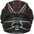 thumbnail image 6 of ILM Motorcycle Dual Visor Flip up Modular Full Face Helmet DOT 6 Colors (S, Black RED), 6 of 6