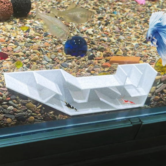 Aquarium Tunnel Cave Ornament with 2 Entrances Resin Fish Hideout Decor for Shrimp Betta Fish Tank