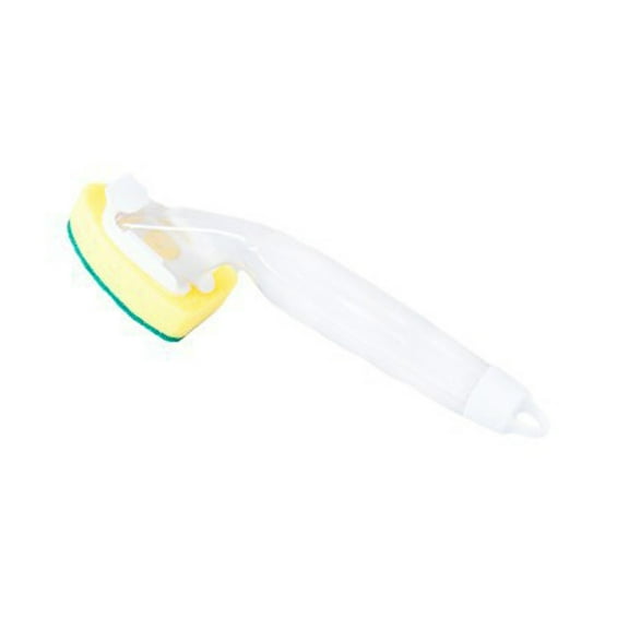 Lilixerw Dish Wand Soap Dispenser,Non Scratch Dispensing Scrubbers,with Long Handle,for Dishes Sink Pot Pan Cleaning