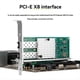 thumbnail image 2 of Tarjeta de Red PCI-e de Doble Puerto SFP+ de 10 Gb X520-DA1 con Chip 82599EN, Ethernet PCI Express X8, 2 of 5