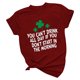thumbnail image 2 of Pntutb Unisex St. Patrick'S Day Funny Print Casual Soild Color Camisetas de manga corta Pntutb Pntutb-2783, 2 of 9
