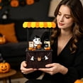 thumbnail image 5 of 2026 New Halloween Cute Ghost Barista Coffee Stand Figurine, 12 Inch Freshly Boo’d Ghost Cafe Booth Resin Statue, Whimsical Tabletop Ornament for Coffee Bar, Mantel, Bookshelf & Fall Home Decor, 5 of 7