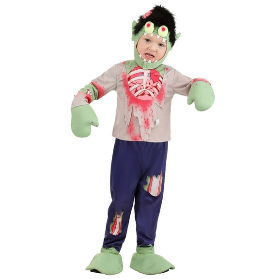 Boy's Toddler Goofy Zombie Costume