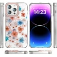 thumbnail image 5 of Compatible with iPhone 15 Pro Max Magnetic Phone Case Compatible with MagSafe Cute Flowers Floral Pattern Soft TPU Bumper Shockproof Anti-Scratch Slim Phone Cover, 5 of 12