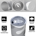 thumbnail image 4 of Camouflage 20 Oz Stainless Steel Skinny Tumbler – Vacuum Insulated Slim Travel Cup with Lid & Stainless Steel Straw, 360° Full Wrap Printed Tumbler for Home, Office & Outdoor Use, 4 of 6