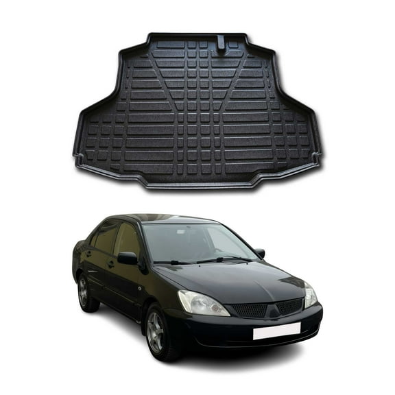 OMAC Cargo Mats Liner for Mitsubishi Lancer 2002-2007 Black All-Weather TPE