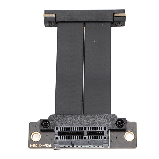 PCIE 4.0 X1 Riser Cable, 90 Degree Right Angle GPU Riser Cable for Card Sound Card, High Speed Transfer, Flexible for Compact Spaces, Portable Installation