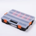thumbnail image 1 of Cqxid Tool Bag Under $20 Double Sided Portable Plastic Hardware Tools Accessories Box Electronic Components Sorting Box Parts Box Storage Box, 1 of 4