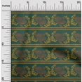 thumbnail image 1 of oneOone Georgette Viscose Fabric Stripe|Leaves & Hen Block Fabric Prints By Yard 42 Inch Wide, 1 of 4