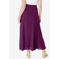 thumbnail image 2 of Roaman's Women's Plus Size Ultrasmooth Fabric Lace Maxi Skirt, 2 of 4